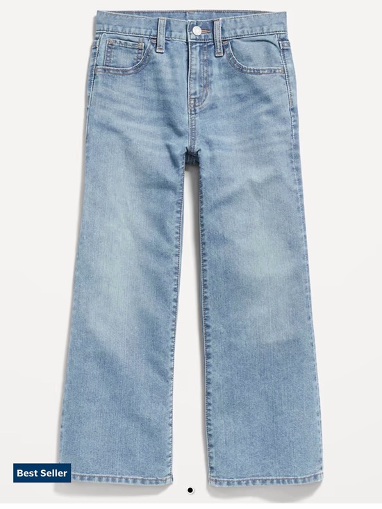 Old Navy Denim - Light Wash Wide-Leg Girl’s Jeans